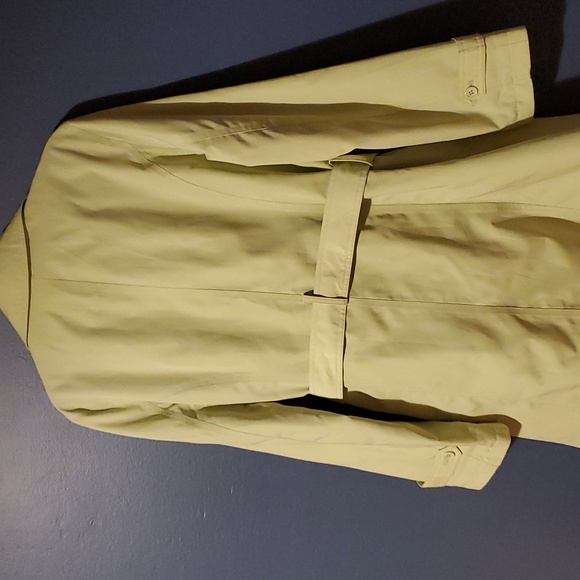 Liz Claiborne sizs Large light green trench coat - Picture 3 of 3